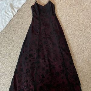 Vintage 1990s Mesh Prom Dress